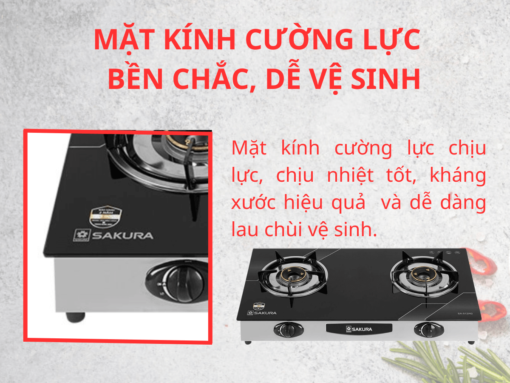 Bếp gas Sakura SA-512AG