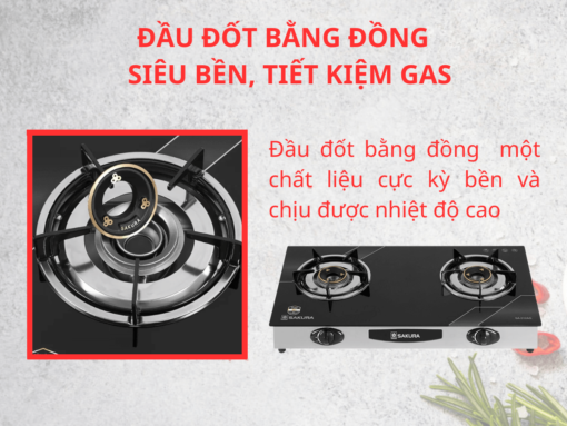Bếp gas Sakura SA-512AG