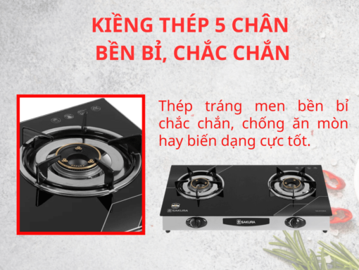 Bếp gas Sakura SA-512AG