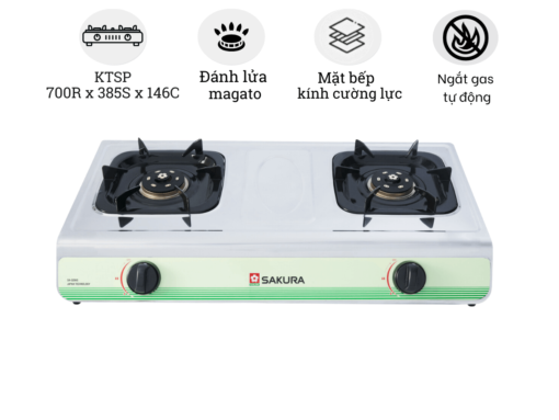 bếp gas sakura sa-520as (3) Bếp gas Sakura SA-520AS