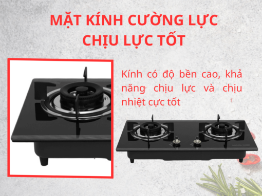 Bếp gas Sakura SG-2530GB