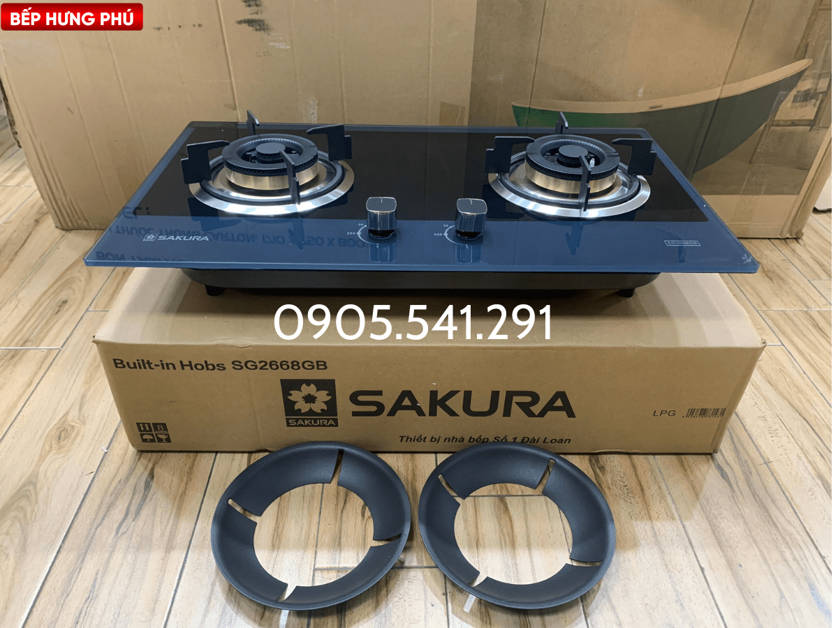 Bếp gas Sakura SG-2668GB