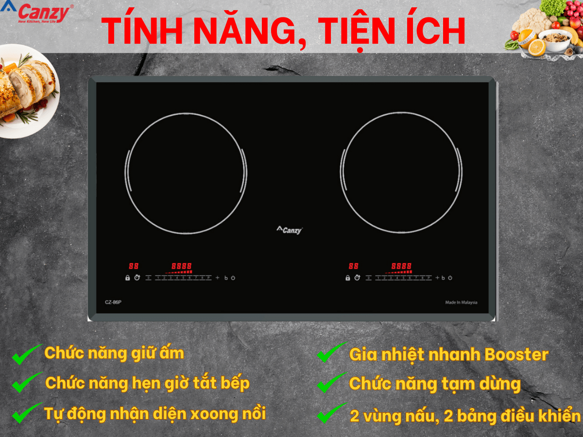 Bếp từ Canzy CZ 86P