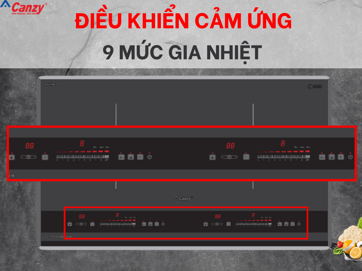 Bếp từ Canzy CZ 898B-62ID