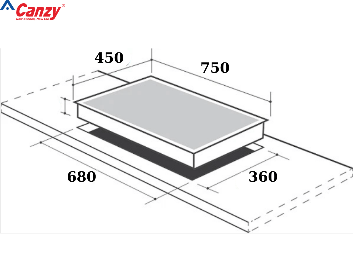 Bếp từ Canzy CZ 907G