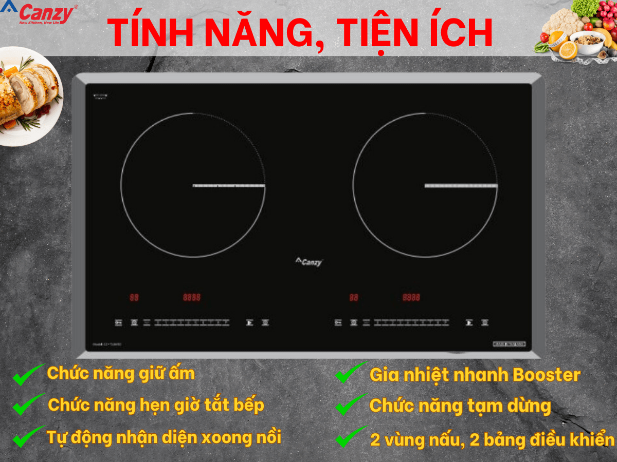 Bếp từ Canzy CZ 907G