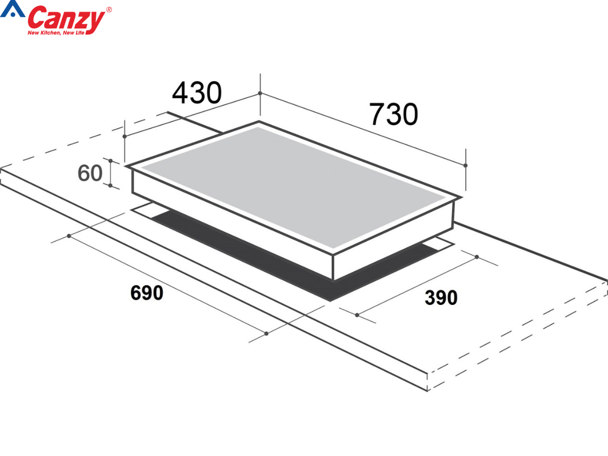 Bếp từ Canzy CZ 9968