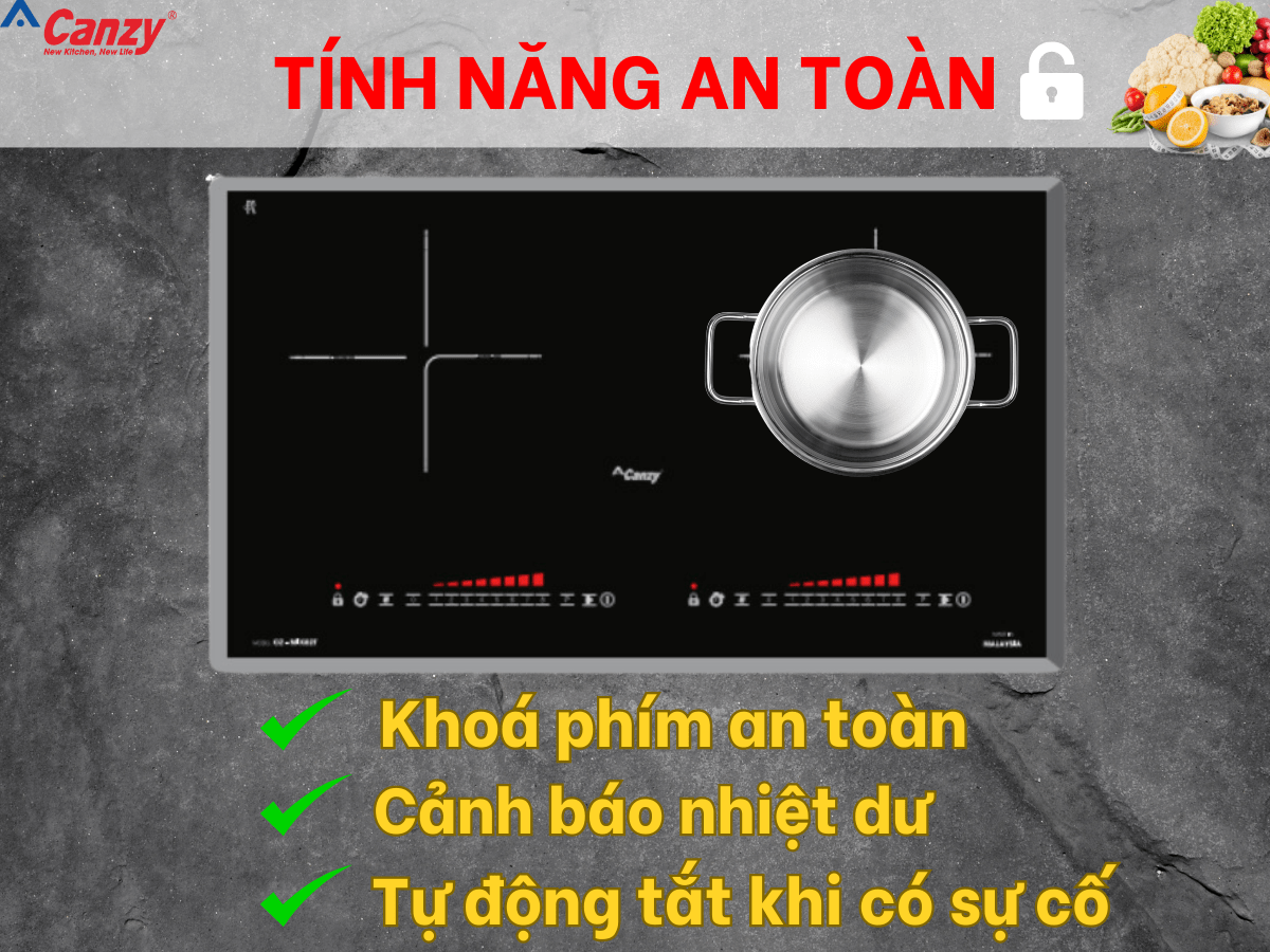 Bếp từ Canzy CZ MIX82T