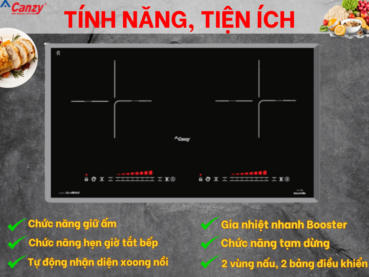 Bếp từ Canzy CZ MIX82T