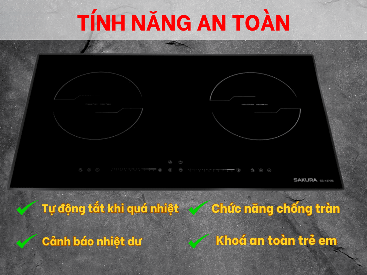 Tính năng an toàn bảo vệ cho cả gia đình