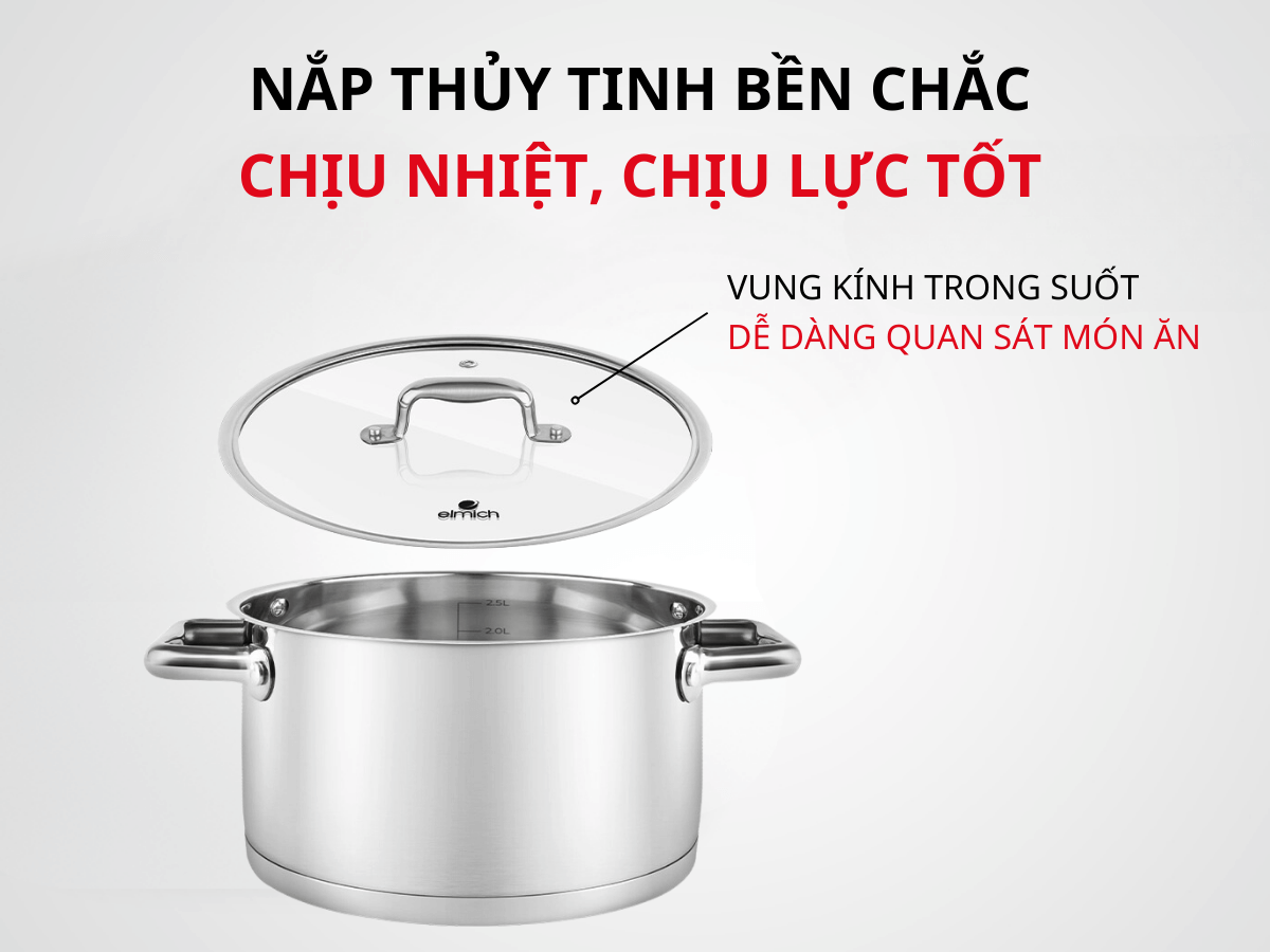 Bộ nồi Elmich Berlin EL 3980