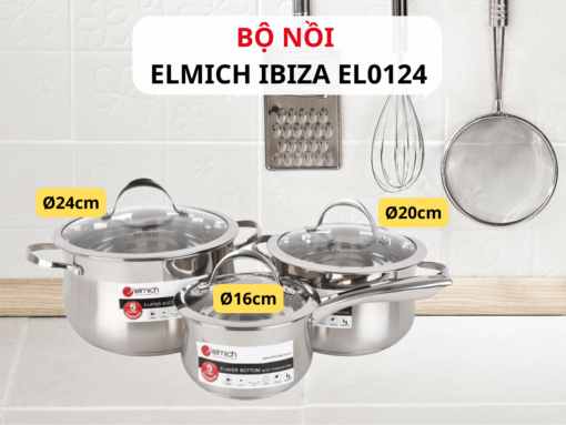 Bộ nồi Elmich Ibiza EL0124