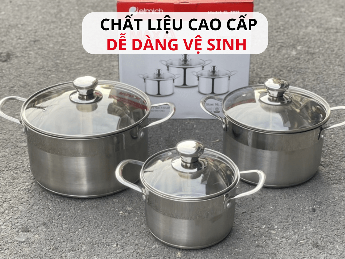 Bộ nồi Elmich Max A EL-3851