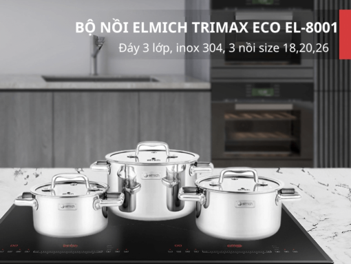 Bộ nồi Elmich Trimax ECO EL-8001