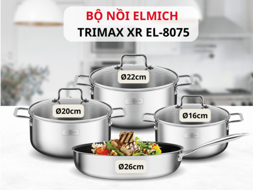 Bộ nồi Elmich Trimax XR EL-8075