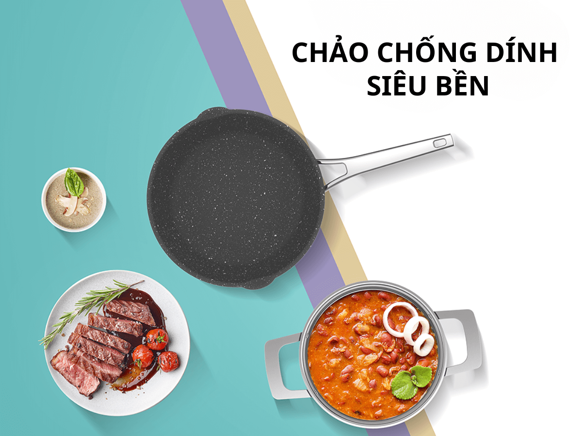 Chảo chống dính siêu bền