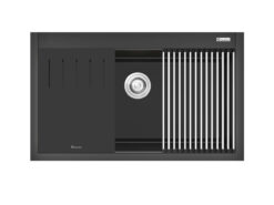 Chậu đá Konox Terra 790S - Black