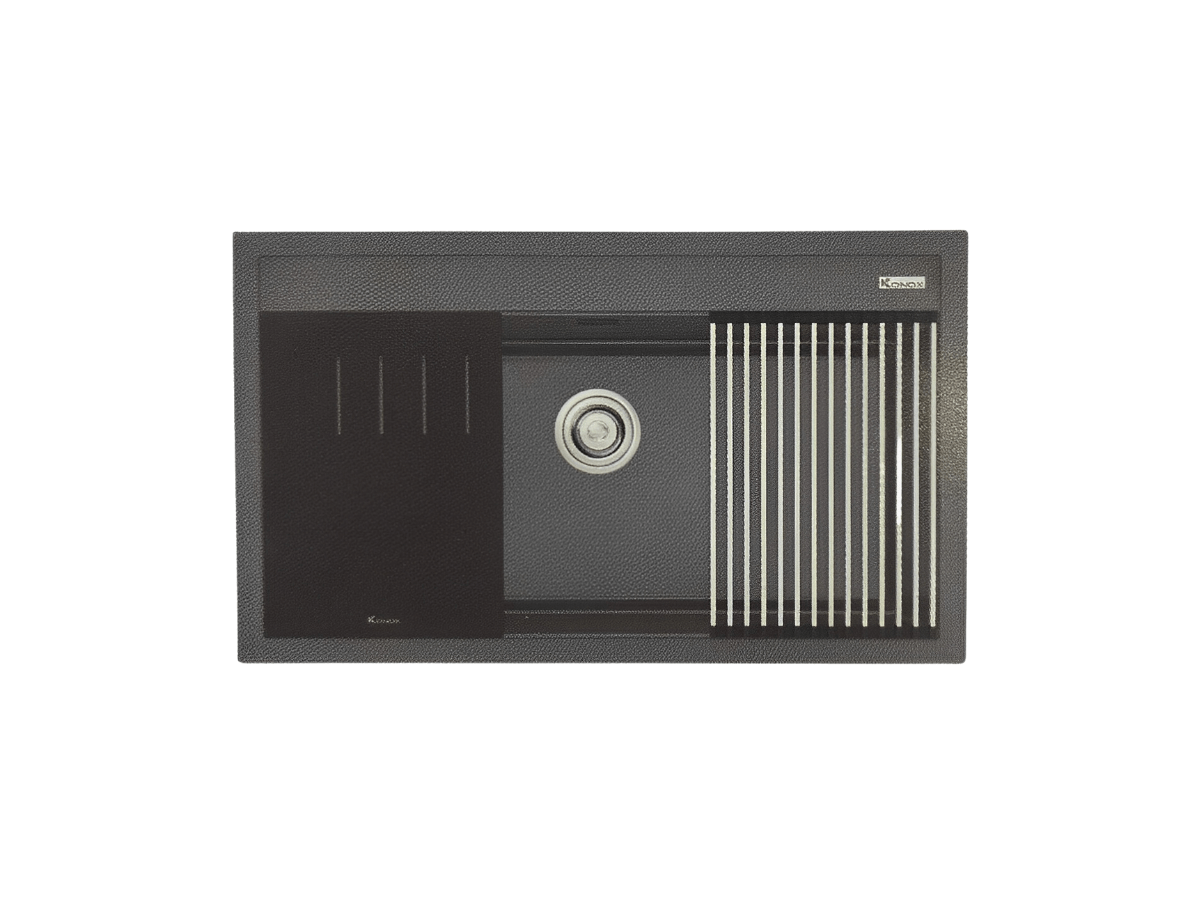 Chậu đá Konox Terra 860S - Grey