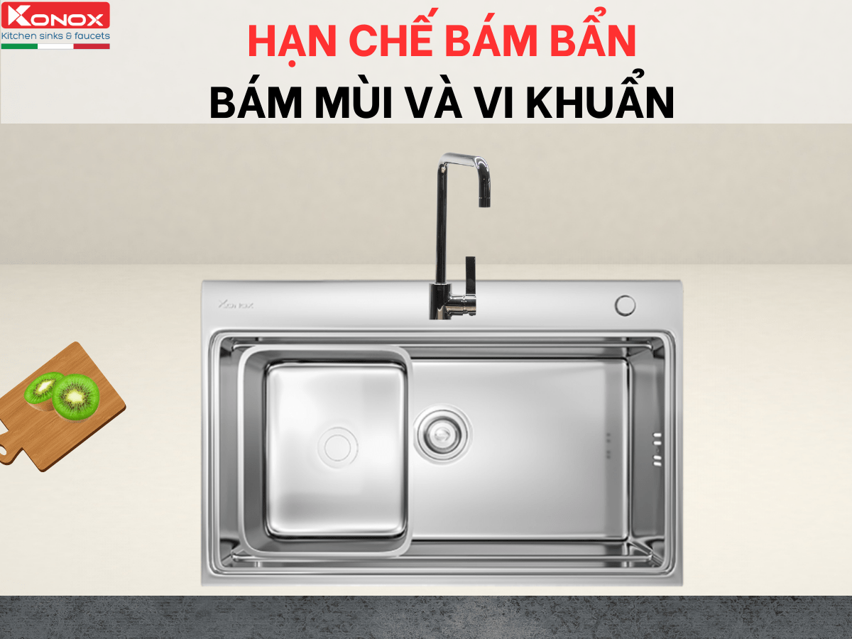 Chậu inox Konox KN7548SO
