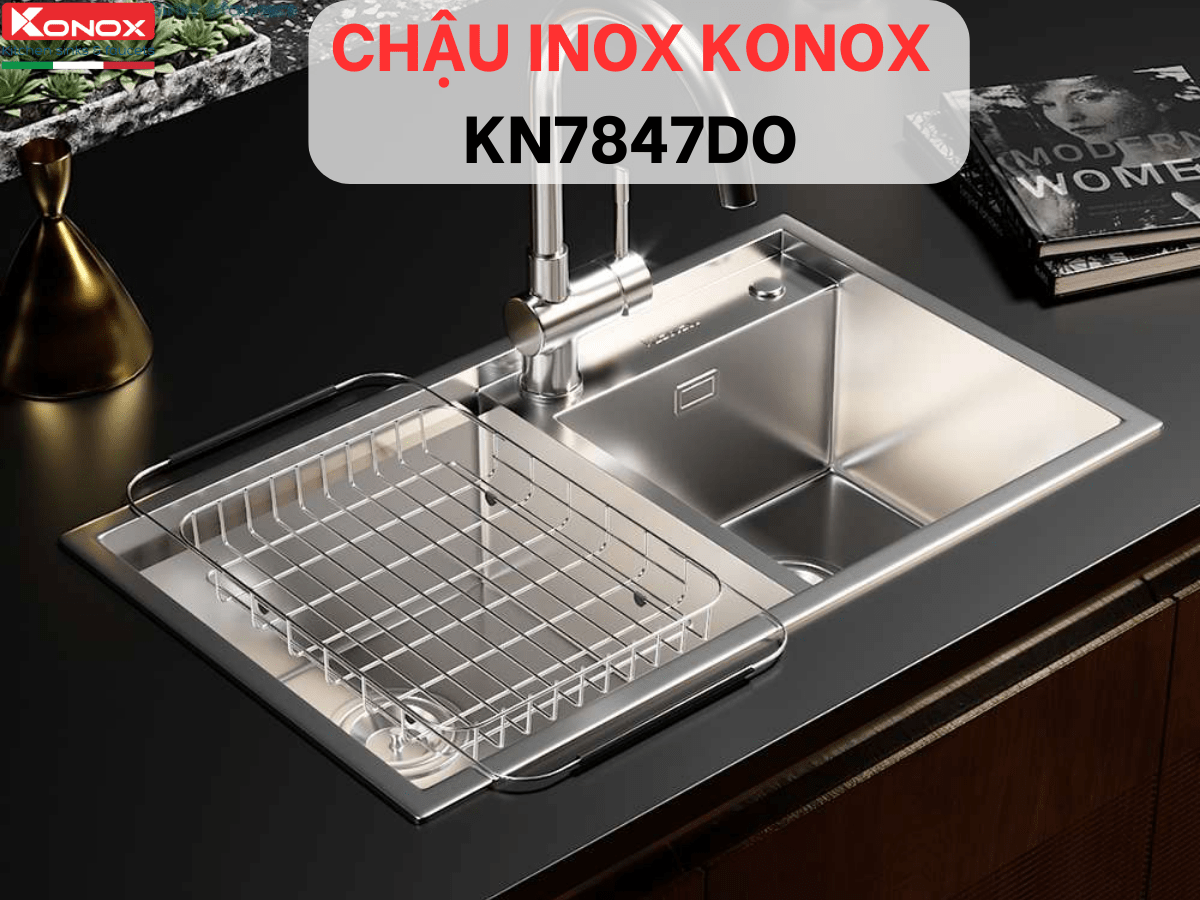 Chậu inox Konox KN7847DO