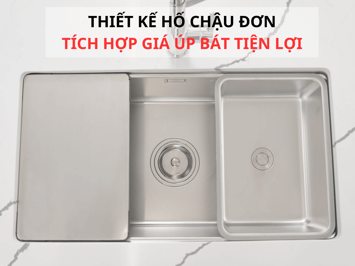 Chậu inox Konox KN8146SU Dekor