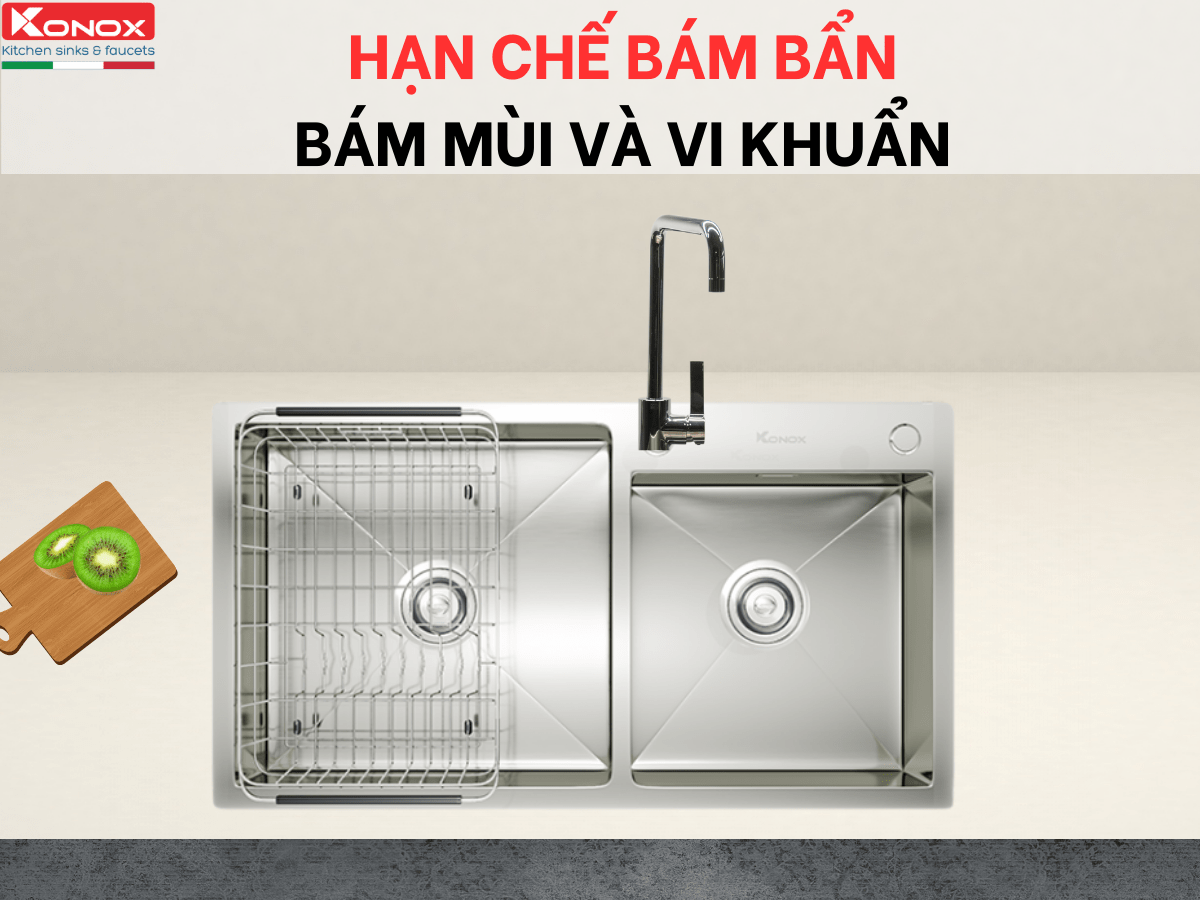 Chậu inox Konox KN8245DO