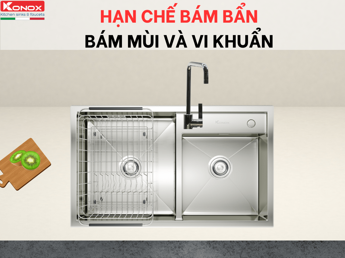 Chậu inox Konox KN8248DO