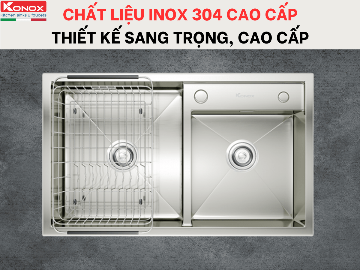 Chậu inox Konox KN8248DO