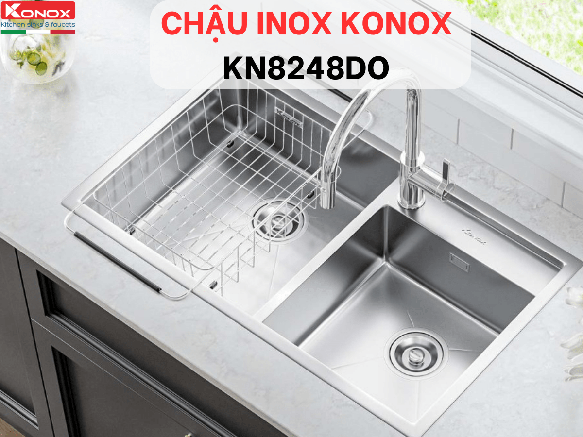 Chậu inox Konox KN8248DO