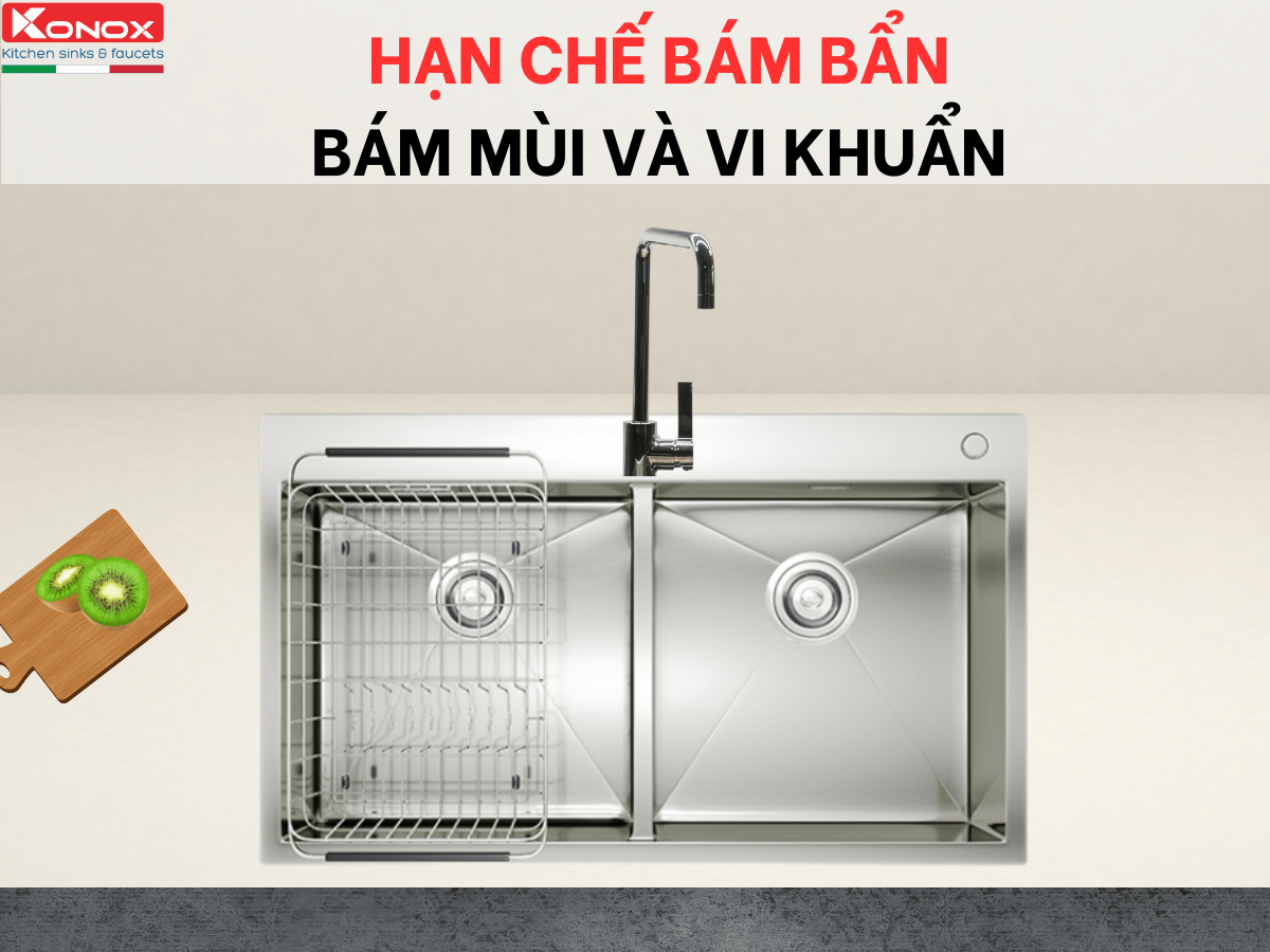 Chậu inox Konox KN8248DOB