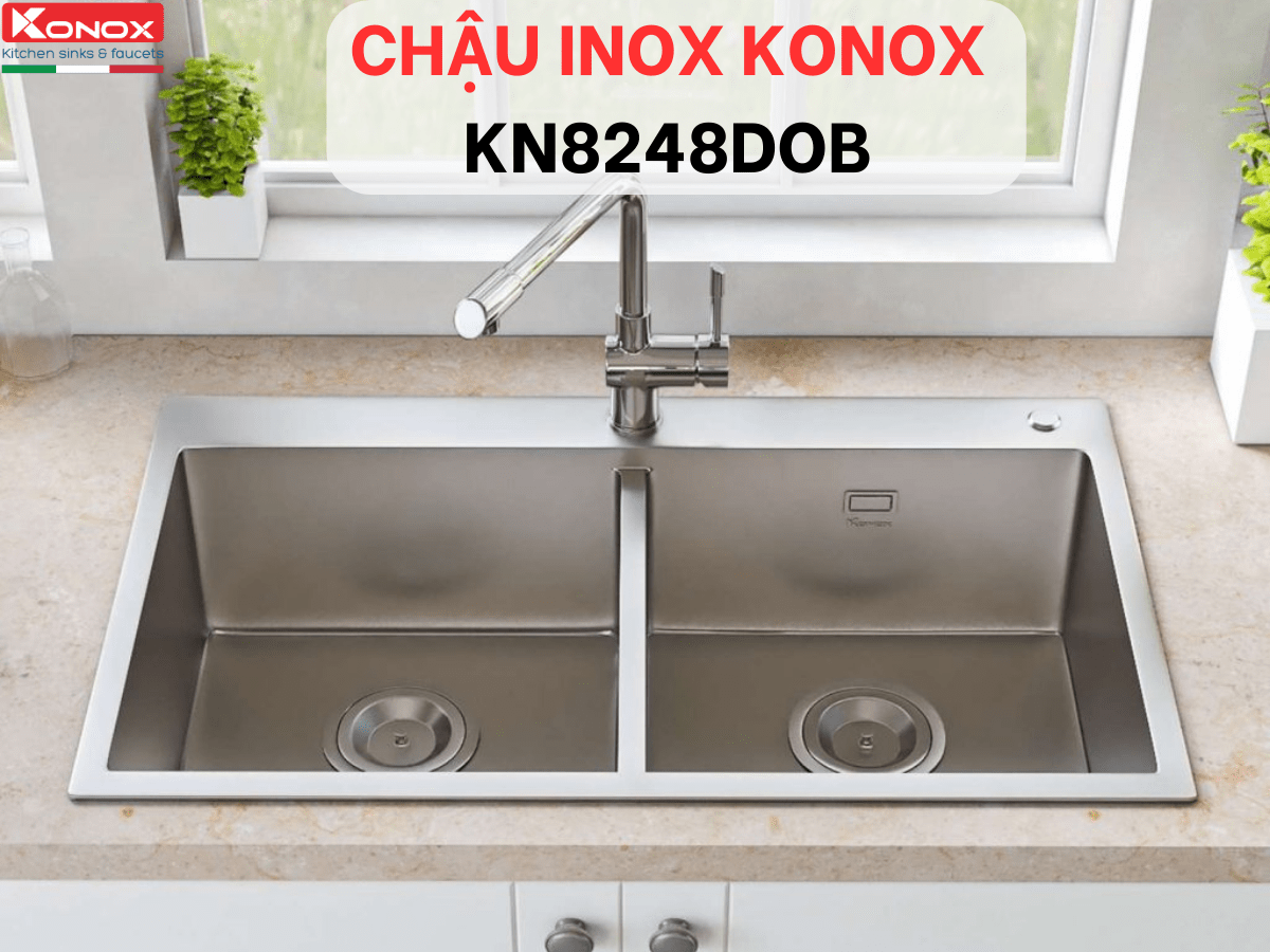 Chậu inox Konox KN8248DOB