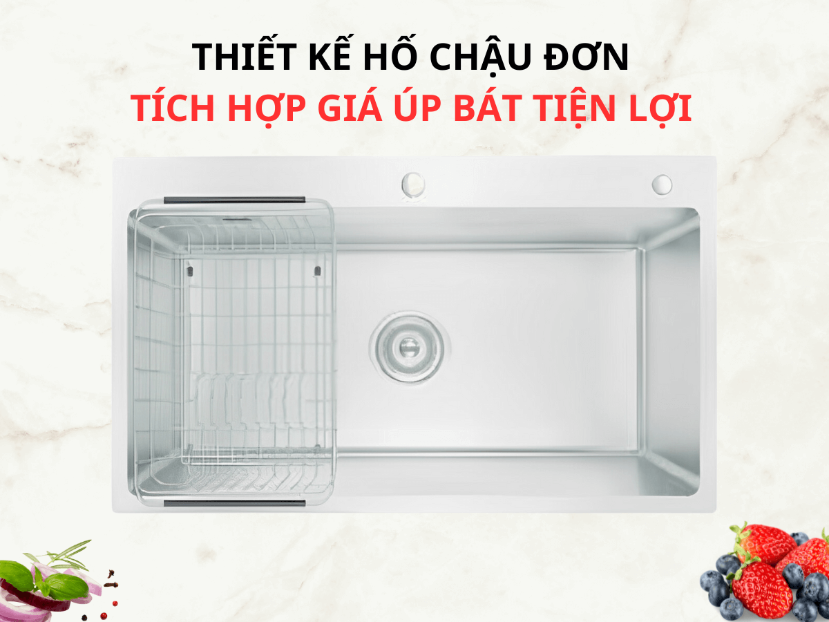 Chậu inox Konox KN8248SO Dekor
