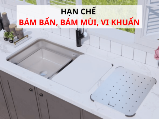 Hạn chế bám bẩn, bám mùi, vi khuẩn