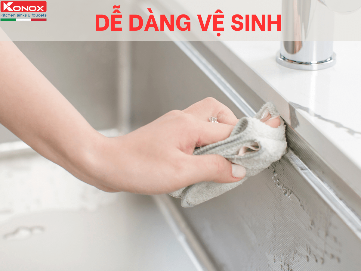 Chậu inox Konox Unico 8850