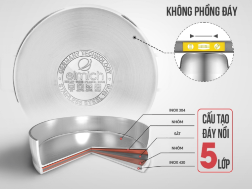 Bộ nồi Elmich Ibiza EL0124