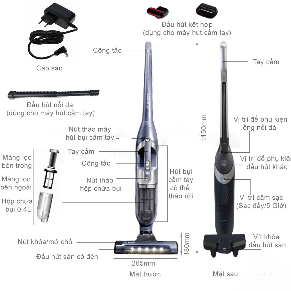 máy hút bụi bosch bch3k2851
