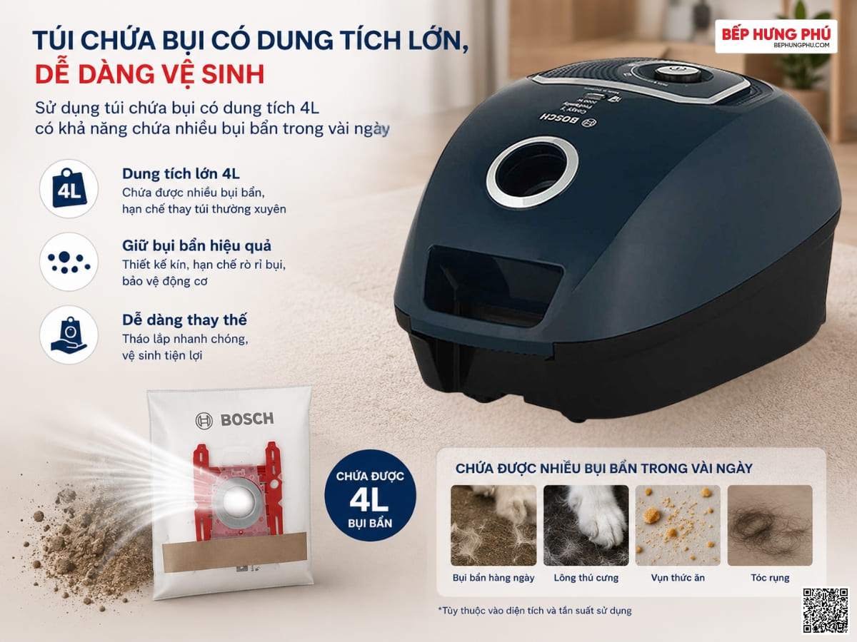 máy hút bụi bosch bgls42035