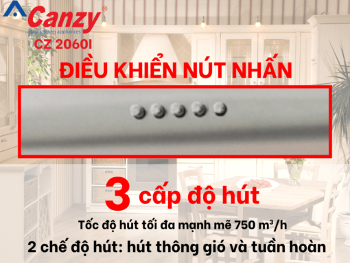Máy hút mùi Canzy CZ 2060I