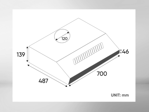 Máy hút mùi Pigo PGH-70SIB