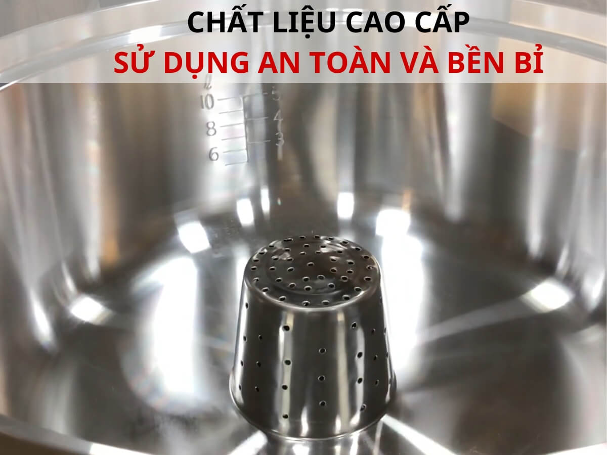 Chất liệu cao cấp, sử dụng an toàn và bền bỉ