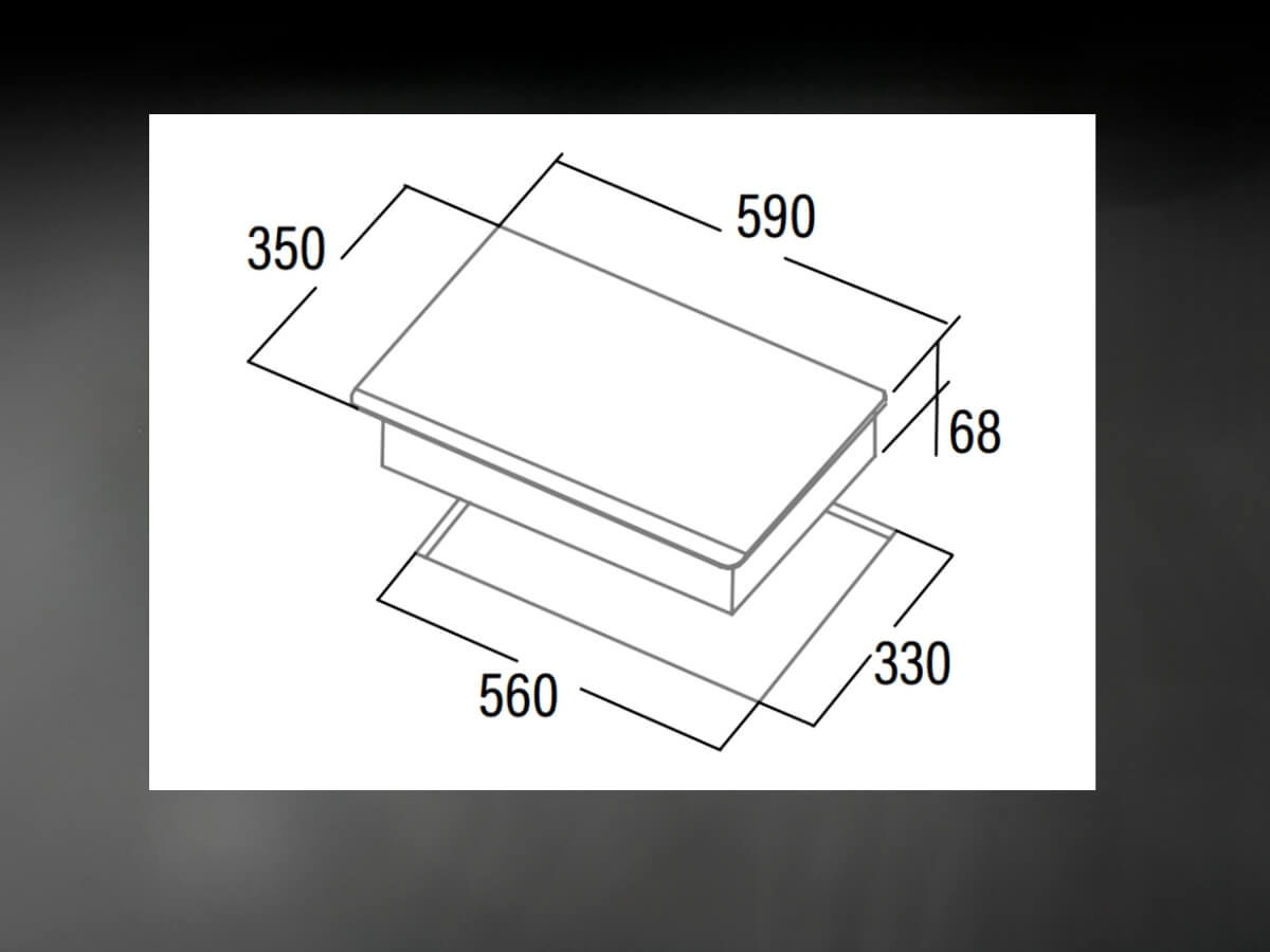 Bếp từ Cata IB 2 PLUS BK