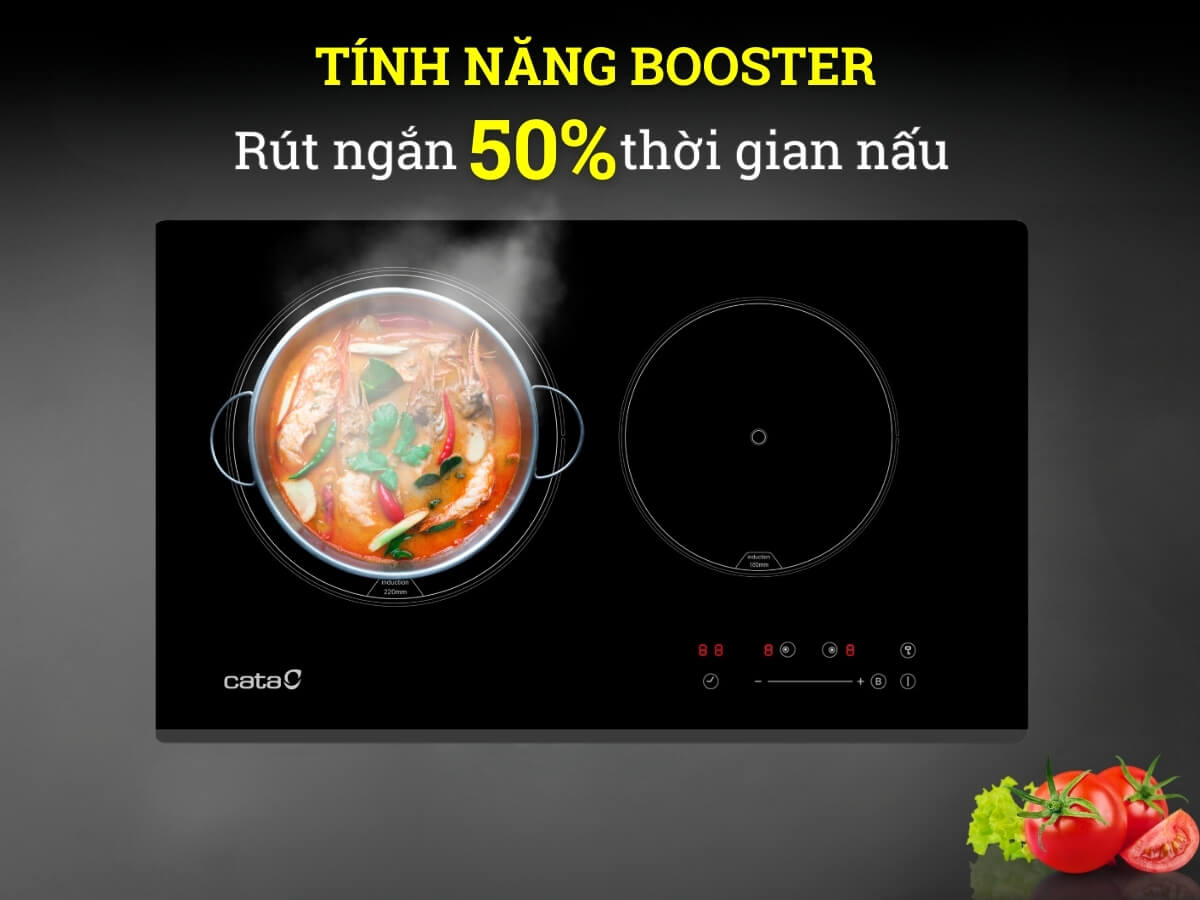 Tính năng gia nhiệt nhanh Booster