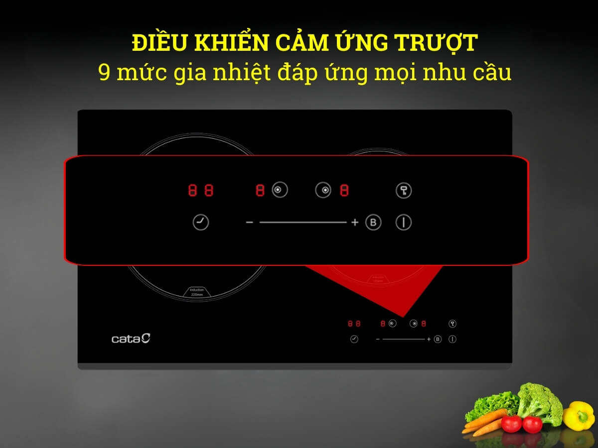 Điều khiển cảm ứng trượt hiện đại, dễ sử dụng