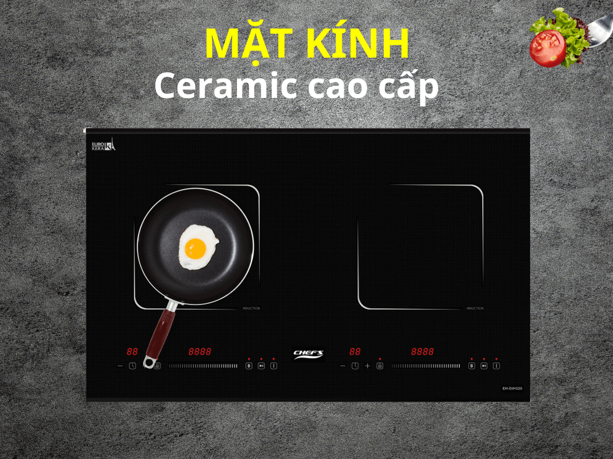 Trang bị mặt kính Ceramic chất lượng cao