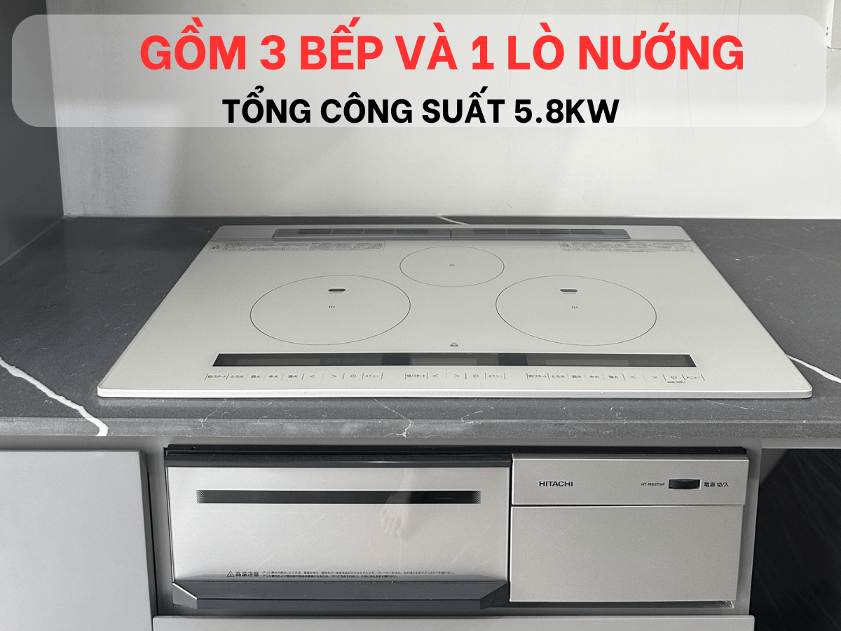 Bếp từ Hitachi HT-M8STWF