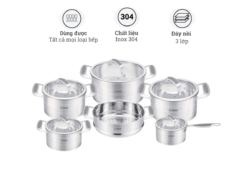 Bộ nồi inox Arber AN07I