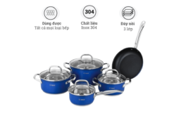Bộ nồi inox Arber Navy Blue
