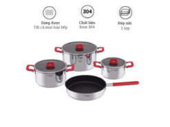 Bộ nồi inox Arber Rose