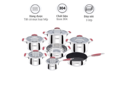 Bộ nồi inox Arber RUBY