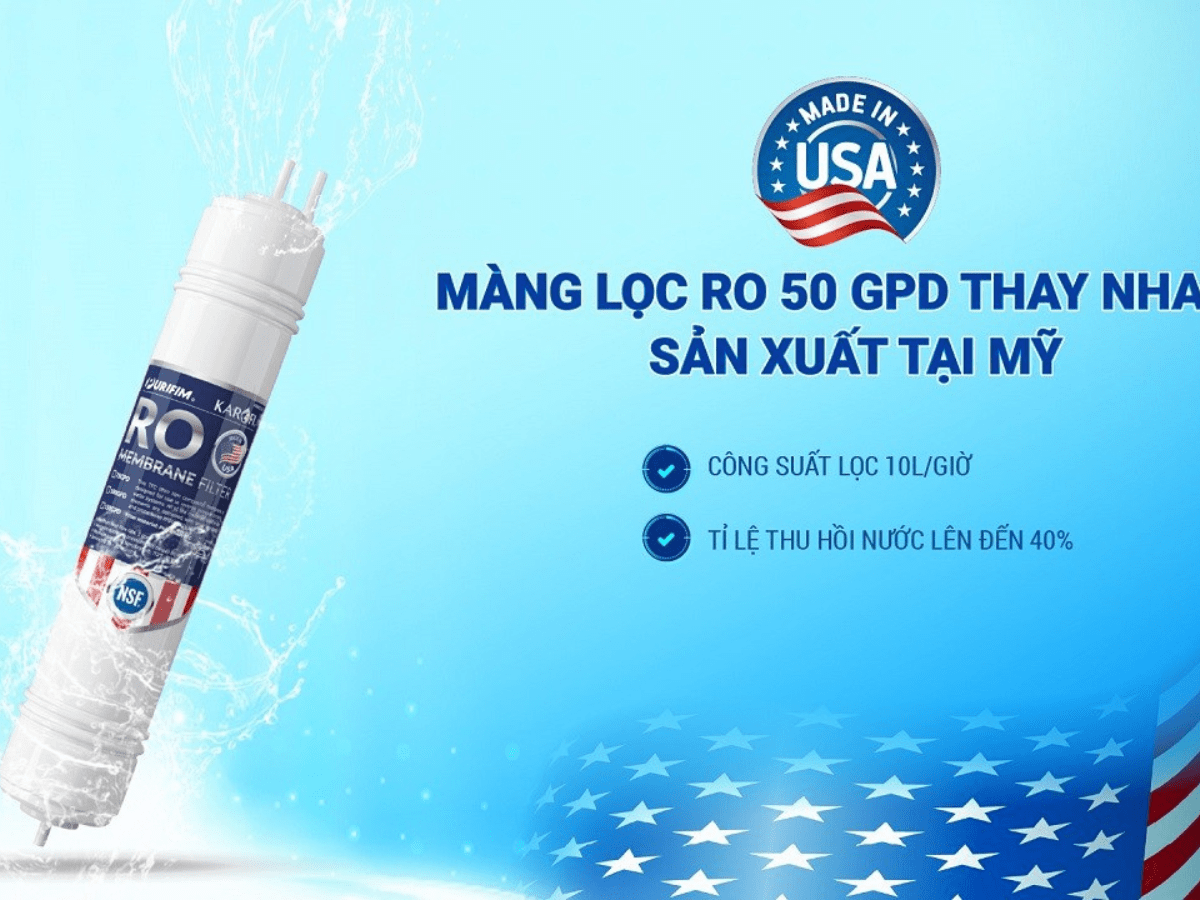 Máy lọc nước Karofi KAH-D15